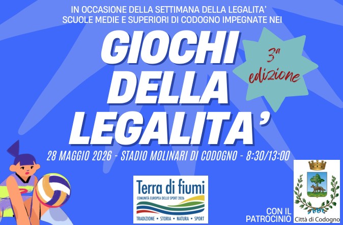 GIOCHI DELLA LEGALITÀ 2026